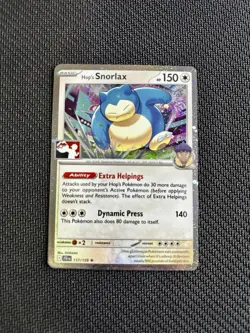 Hop’s Snorlax Cosmos Holo Prize Pack Series 8 - Pokemon Journey Together 117/159 - Image 1