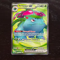 Venusaur ex 182/165 Pokemon 151 Scarlet & Violet Ultra Rare Holo NM - Image 1