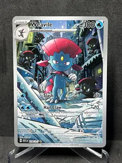 Weavile 228/217 Illustration Rare Ascended Heroes Pokemon Holo Near Mint - Image 1
