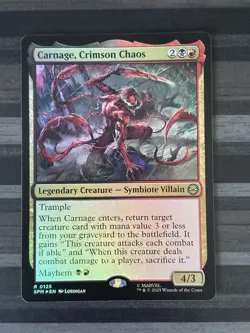 MTG | Carnage, Crimson Chaos | Spider-Man | Rare | FOIL | NM - Image 1