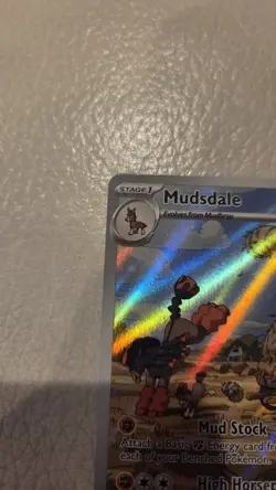 Mudsdale 175/162 Illustration Rare Temporal Forces Pokemon Holo Near Mint - Image 2