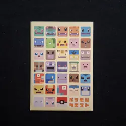 Gengar Ditto Mew Mewtwo Slowpoke Pokemon Quest Envelope 2018 Bandai Japanese - Image 1