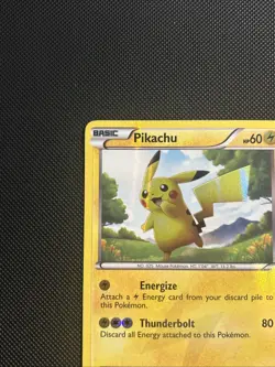 NM Pokemon Pikachu 115/114 Black & White Secret Rare Holo English 2011 - Image 2