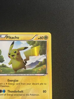 NM Pokemon Pikachu 115/114 Black & White Secret Rare Holo English 2011 - Image 3