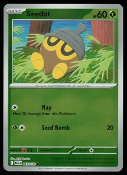 Seedot 013/132 Common Mega Evolution Pokemon Reverse Holo Near Mint - Image 1