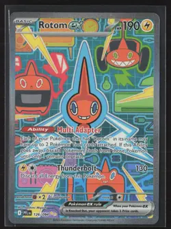 Rotom ex 126/094 Special Illustration Rare Phantasmal Flames Pokemon Holo NM - Image 1