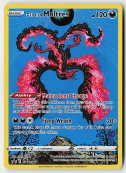 Pokemon Galarian Moltres SWSH284 Holo P Sword & Shield Promo NM - Image 1