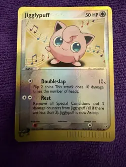 Pokemon TCG Jigglypuff EX Team Magma vs Team Aqua 41/95 Reverse Holo Common - Image 1