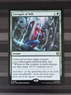 MTG | Strength of Will | Spider-Man | Rare | NM - Image 1