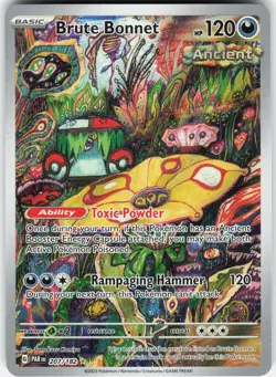 Brute Bonnet 207/182 Illustration Rare Paradox Rift Pokemon Holo Near Mint - Image 1