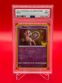 2021 Pokemon Celebrations Mew PSA 9 - Image 1
