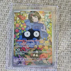 Pokemon Erika's Tangela Full Art Holo Illustration Rare Scarlet & Violet 217/16… - Image 1