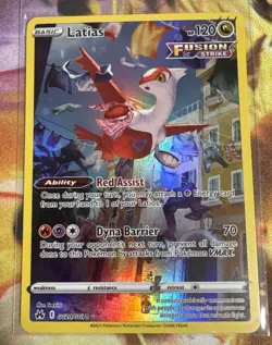 Pokemon TCG - Latias GG20/GG70 Crown Zenith Galarian Gallery Holo Full Art UR - Image 1