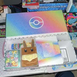 Pokemon Prismatic Evolutions Eevee Deck Case 65ct Standard Size Cardboard - Image 2