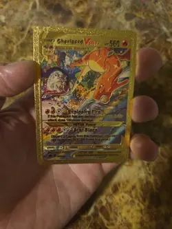 2022 Pokemon Charizard V Star Gold Medallion Limited Edition SWSH262 Promo RARE - Image 1