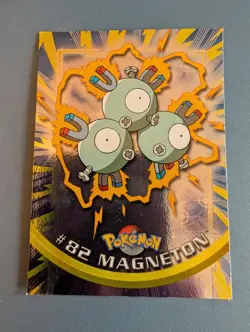 Magneton #82 from the 2000 Topps Pokemon TV Animation Series 2. - Image 1
