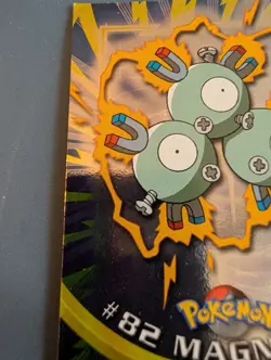 Magneton #82 from the 2000 Topps Pokemon TV Animation Series 2. - Image 4