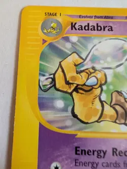 Vintage e-Reader Kadabra 84/165 from the 2002 Pokemon Expedition Base Set - Image 3