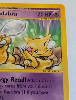 Vintage e-Reader Kadabra 84/165 from the 2002 Pokemon Expedition Base Set - Image 4