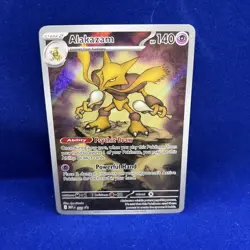 Pokemon MEP 009 - Black Star Promo Alakazam Full Art - NM - Image 2