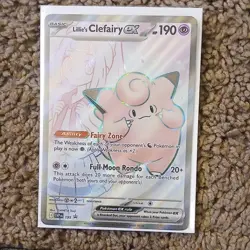 Lillie's Clefairy ex 195 Journey Together Ultra Rare Full Art Holo 190 HP EN - Image 1