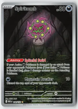 Pokemon Spiritomb 148/132 Illustration Rare Mega Evolution Holo NM - Image 1