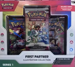 Pokemon First Partner Illustration Collection Series 1 Box - Image 1