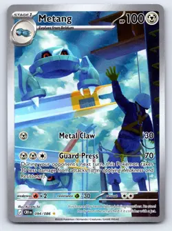 Metang 094/086 Holo Illustration Rare Chaos Rising Pokemon Near Mint - Image 1