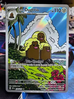 Alolan Dugtrio 208/191 Sv08: Surging Sparks Holo - Pokemon TCG NM - Image 1
