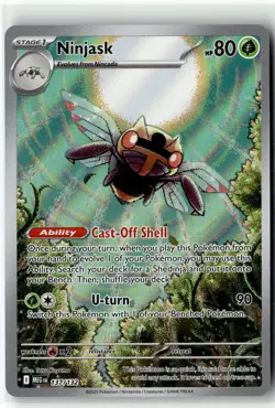 Ninjask [MEG - 137/132] Illustration Rare ME01: Mega Evolution EN NM - Image 1