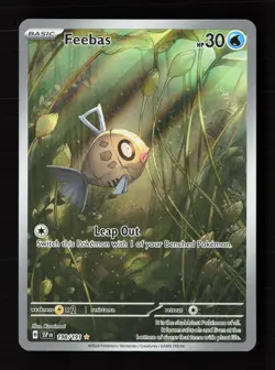Feebas 198/191 Illustration Rare Surging Sparks Pokemon Holo Near Mint - Image 1