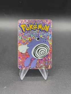 Poliwhirl Holo Pokemon Vintage 2000 Vending Prism Sticker Nintendo Rare - Image 1