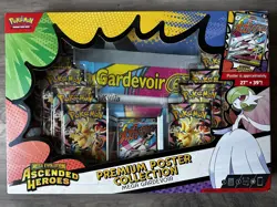 Pokemon Ascended Heroes Premium Poster Collection Mega Gardevior Box. New/Sealed - Image 1