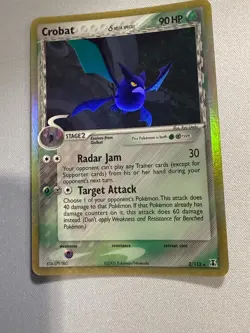 Crobat 2/113 Holo Rare Delta Species Pokemon Near Mint - Image 1