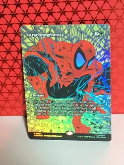 MTG Marvel Spider-Man Arachnogenisis Borderless Foil #31 NP - Image 1