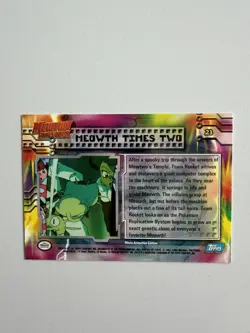 Pokemon Topps Mewtwo Strikes Back Meowth Times Two 23 NM - Image 2