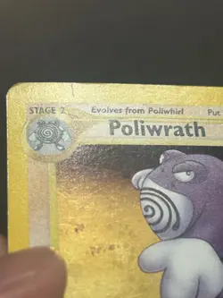 The Pokemon Company Poliwrath 9/75 Neo Discovery Holo *Swirl* 🌀 MP - Image 4