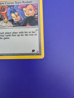 Pokemon TCG Team Rocket Here Comes Team Rocket Card 71/82 Non Holo Rare LP - Image 5