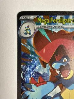 Mega Feraligatr ex 274/217 Special Illustration Rare ME: Ascended Heroes NM - Image 3