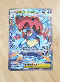 Mega Feraligatr ex 274/217 SIR Ascended Heroes Special Illustration Rare NM - Image 1