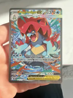 Mega Feraligatr ex 274/217 Special Illustration Rare Ascended Heroes Pokemon - Image 1
