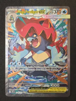 Mega Feraligatr ex 274/217 Special Illustration Rare Pokemon Ascended Heroes NM - Image 2