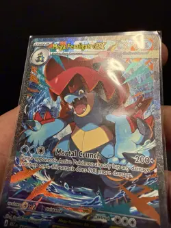 MEGA FERALIGATR EX 274/217 SPECIAL ILLUSTRATION RARE ME: ASCENDED HEROES POKEMON - Image 2