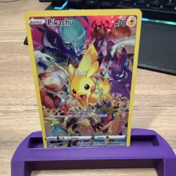 Pokemon TCG Pikachu 160/159 Crown Zenith Secret Rare Full Art Holo English - Image 1