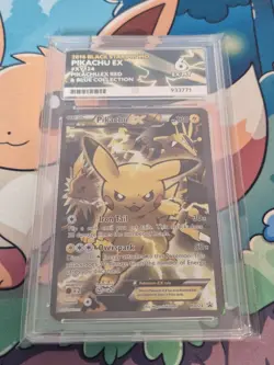 Pikachu EX Black Star Promo ACE 6 Holofoil Card XY124 2016 Pokemon TCG - Image 3