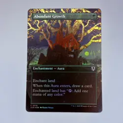 Abundant Growth (Borderless) Innistrad Remastered Foil MTG NM - Image 1