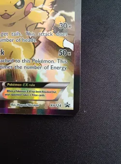 Pokemon TCG Pikachu-EX XY124 Black Star Promo - Image 4