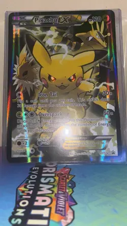 Pokemon Pikachu TCG EX XY124 Black Star Promo - Image 1