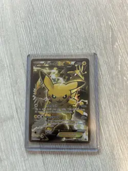 Pokemon TCG Pikachu EX XY124 Black Star Promo - Image 1