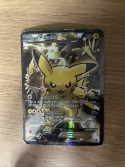 Pokemon TCG - Pikachu EX XY124 - Black Star Promo Card - Image 1